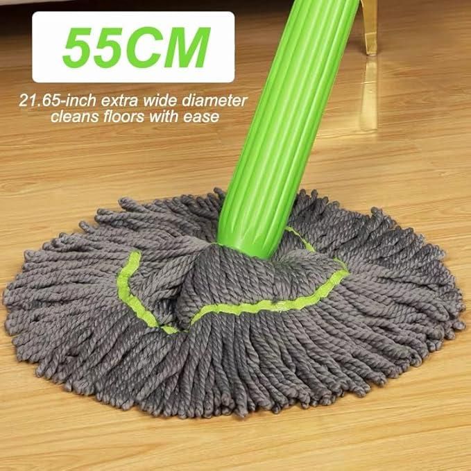 Effortless Clean: Self-Twisting Rotating Mop