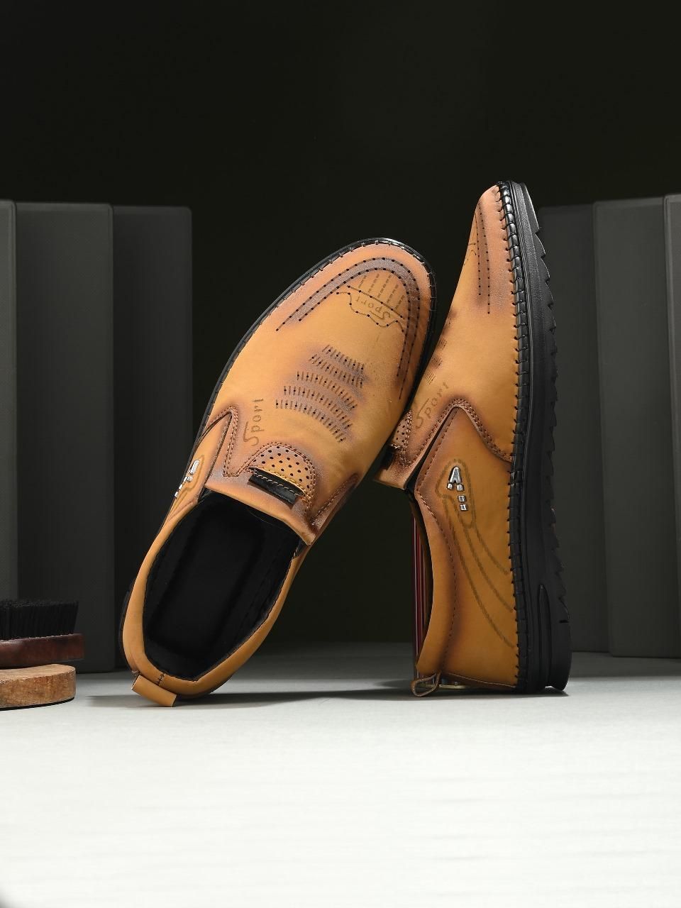 Urban Sport Brown Leather Kicks