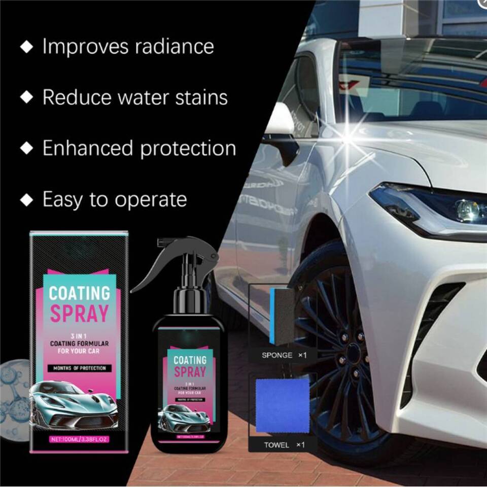 Advanced Car Coating Spray & Foam Cleaner System (200ml)
