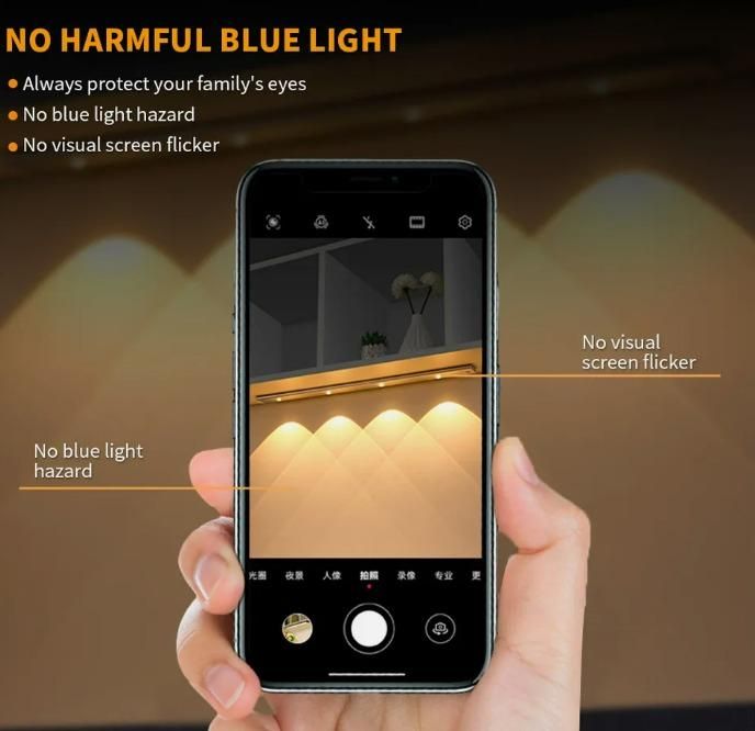 Slim Product-LED PIR Motion Sensor Cabinet Light (USB Rechargeable)